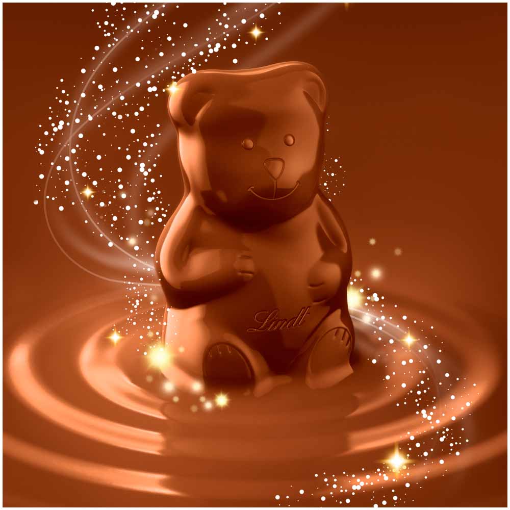 Lindt Milk Chocolate Teddy Bear 100g Image 3