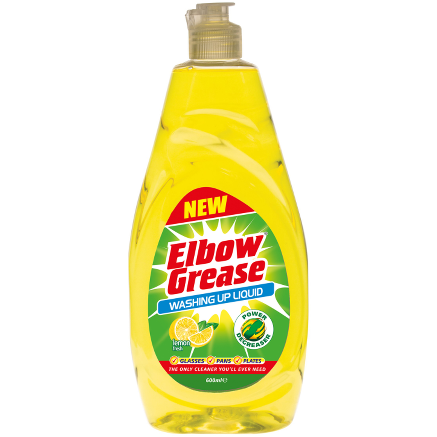 Elbow Grease Washing Up Liquid - Lemon Fresh Image