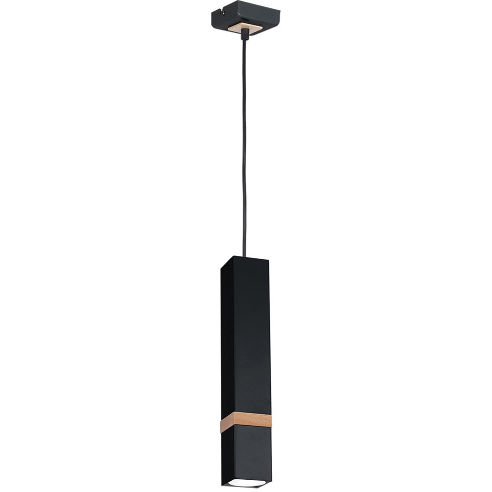 Milagro Vidar Black Pendant Lamp 230V Image 1