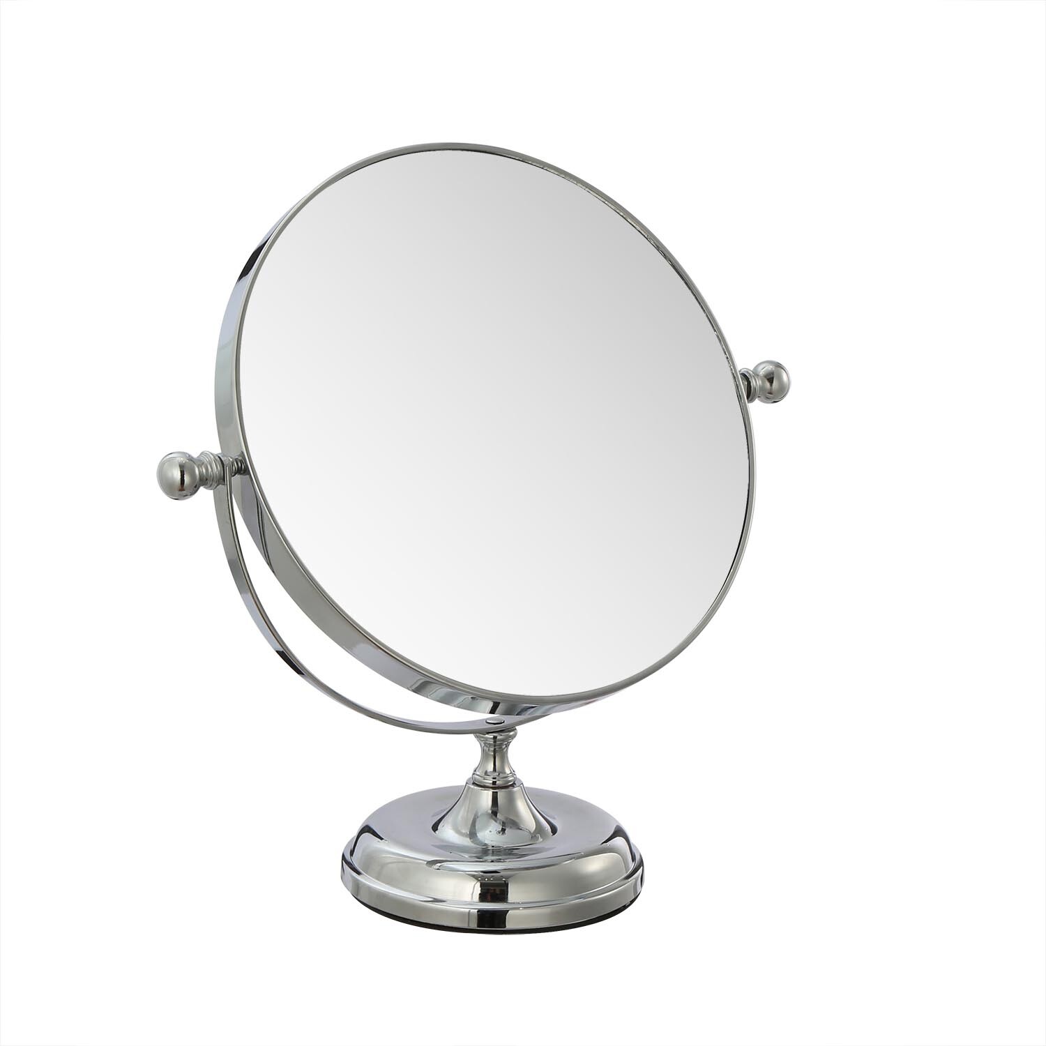 Silver Chrome Cosmetic Mirror 33.5 x 32cm Image 2