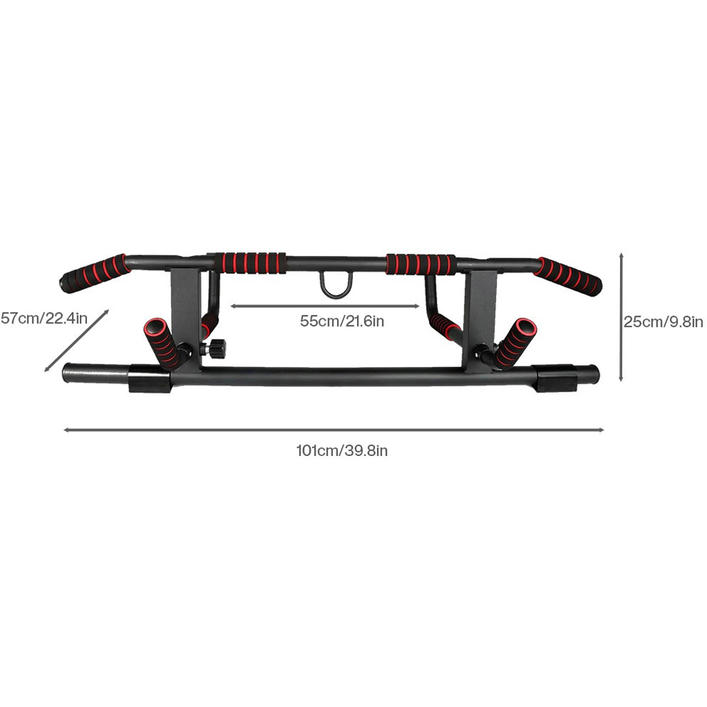 Traderight Centra Doorway Pull Up Bar with Resistance Band 200kg Image 9
