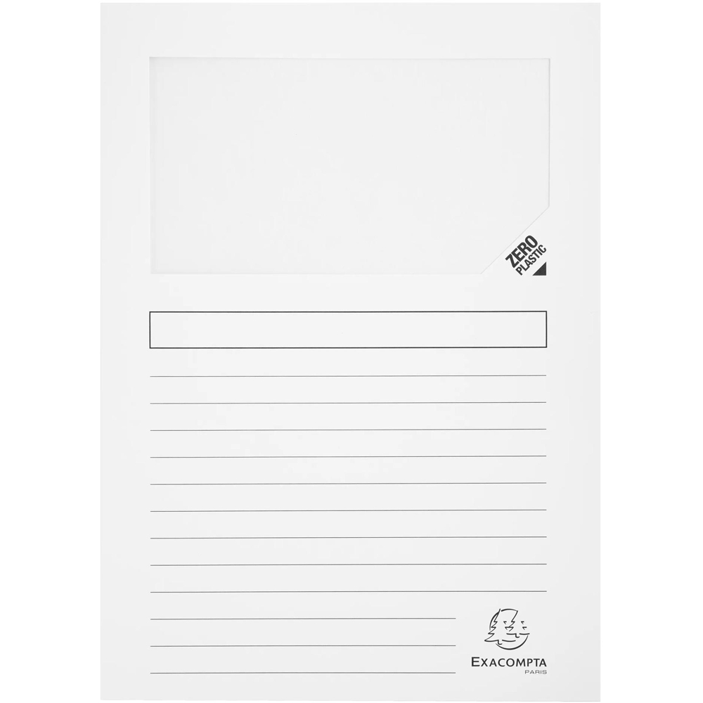 Exacompta Super Assorted Colours Window Folders 10 Pack Image 2
