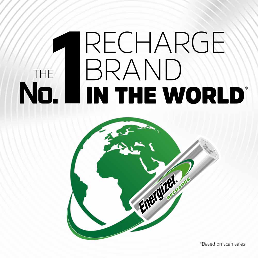 Energizer 2000mAH  1.2V NiMH Rechargeable AA Batte ries 4 pack Image 8
