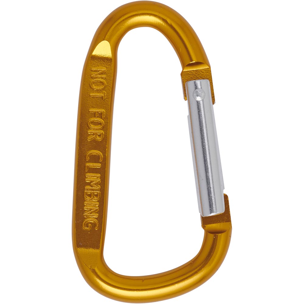 Single Wilko Medium Flat Carabiner Hook in Assorted styles Image 4