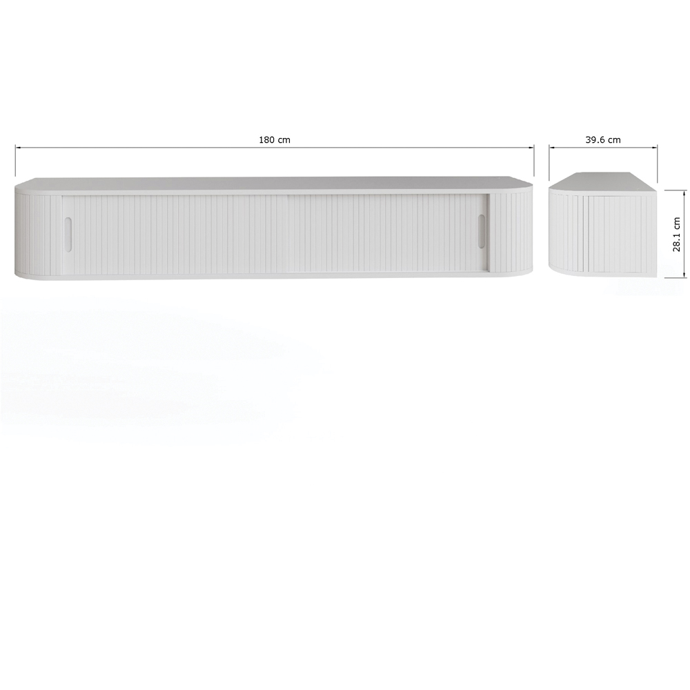 GFW Mateo White 2 Piece Living Room Furniture Set Image 9