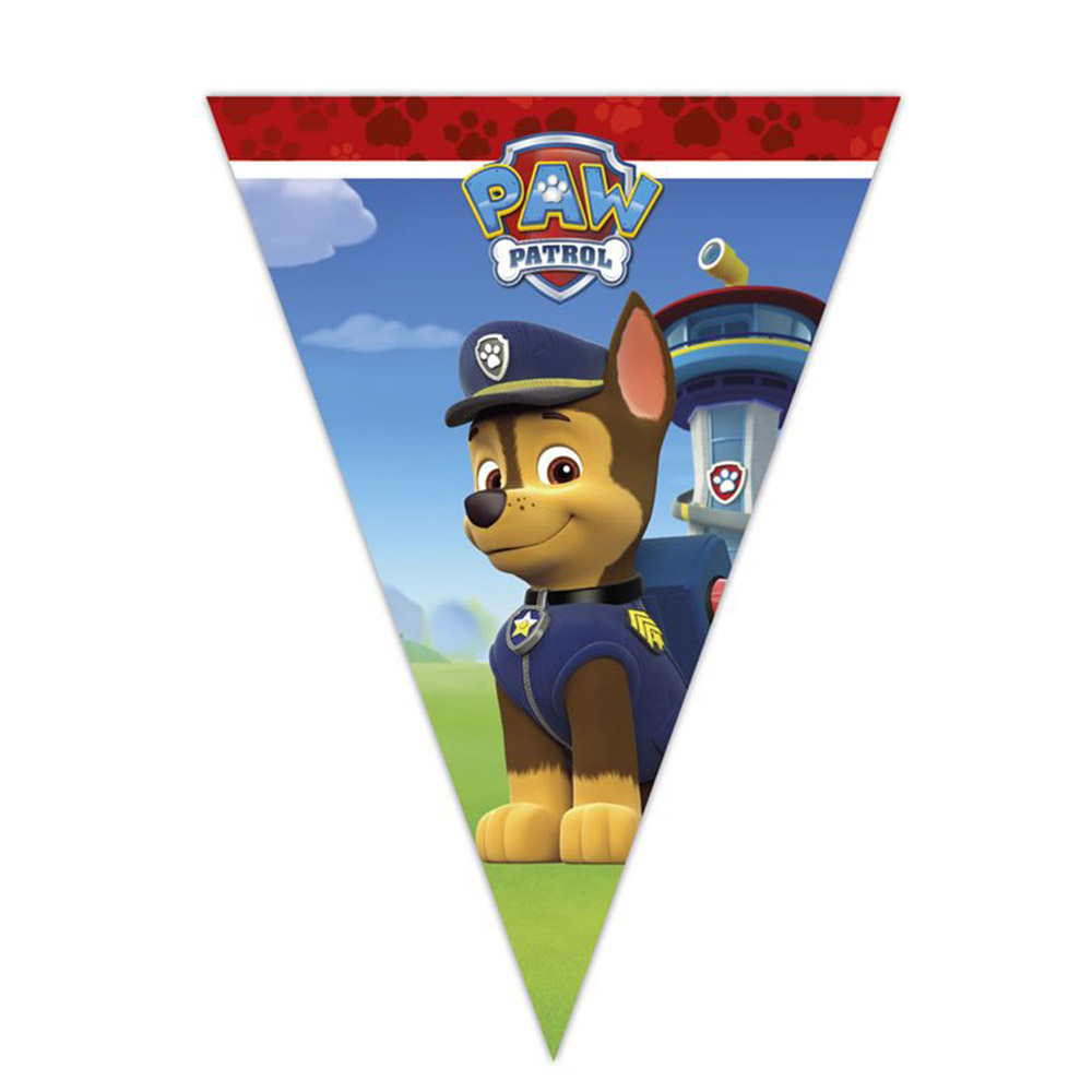 Paw Patrol Let's Roll Triangle Banner Image 3