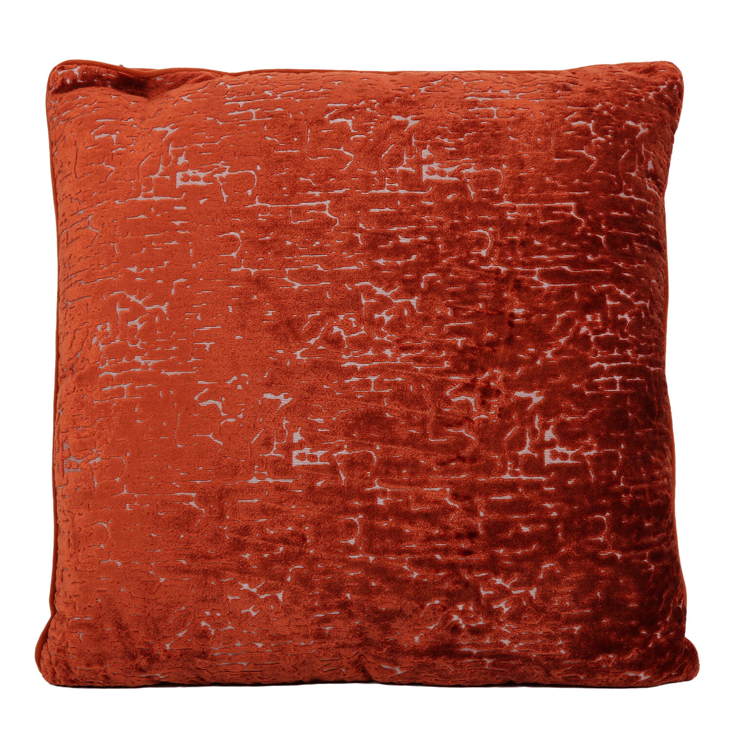 Harper Velvet Cushion - Rust Image 1