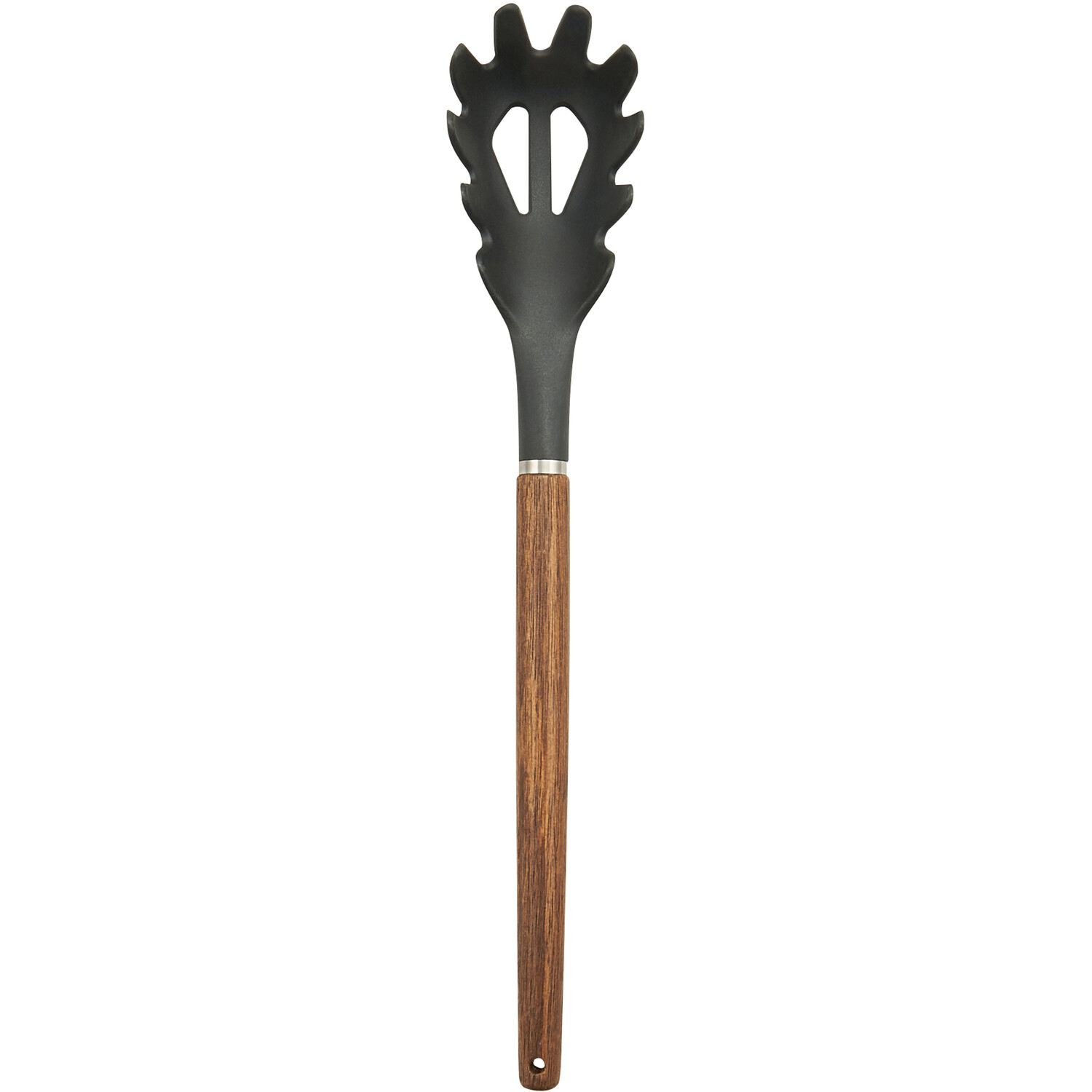 Spaghetti Spoon with Acacia Handle - Black Image 2