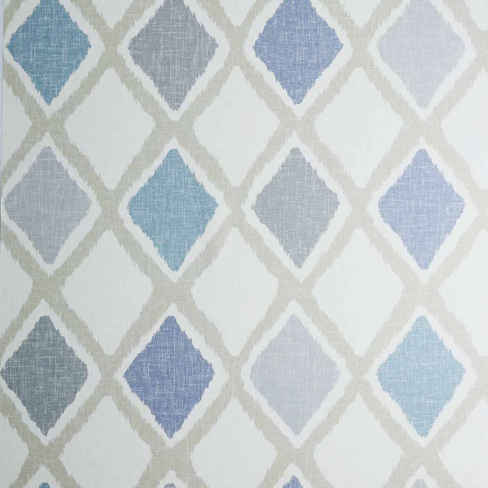 Arthouse Opera Ayat Diamond Geometric Wallpaper Blue Image 1