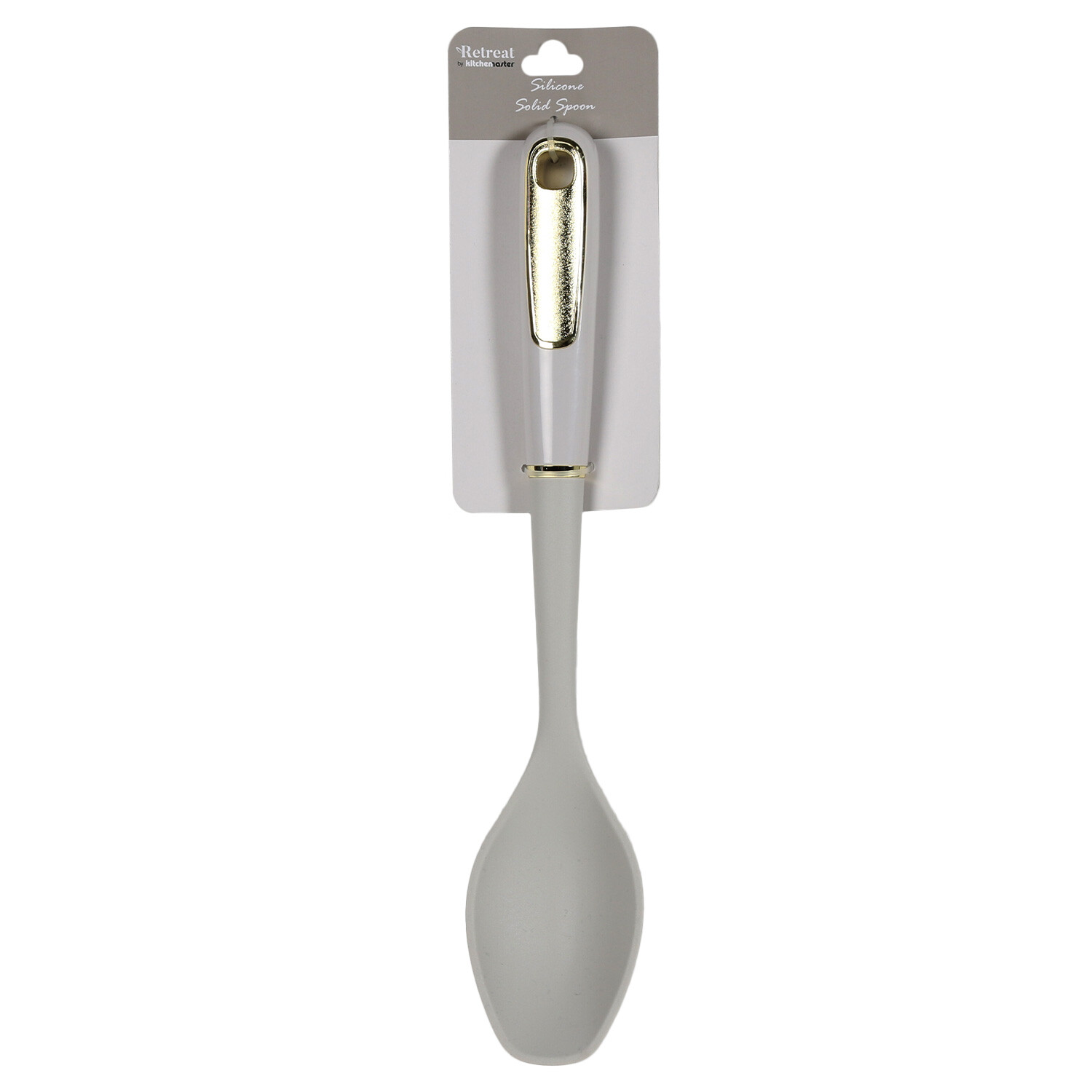 Retreat Silicone Solid Spoon - Grey Image