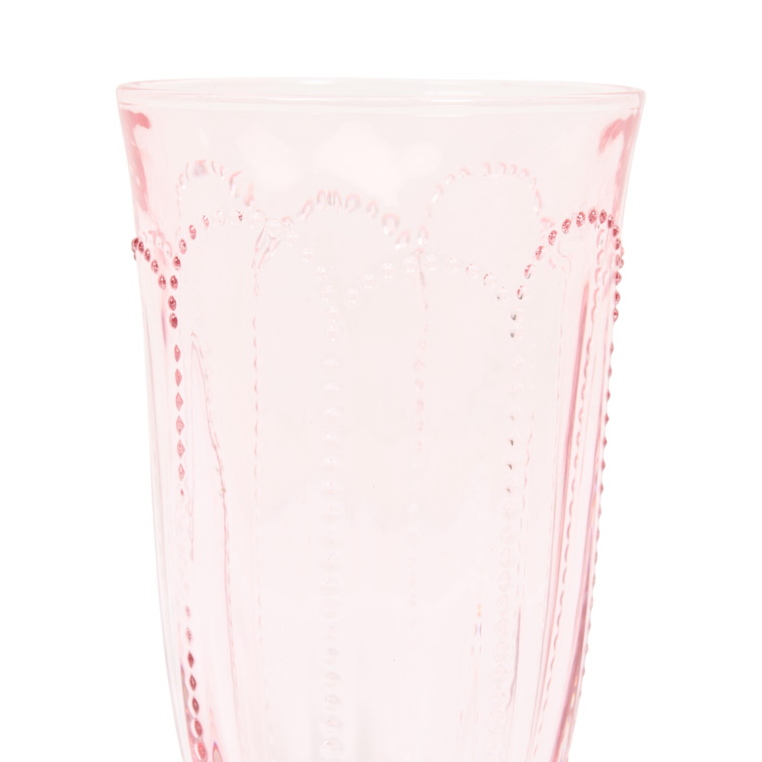 Beaded Hiball Glass Pink Image 3