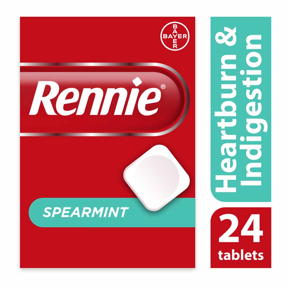 Rennie Spearmint Tablets 24 pack