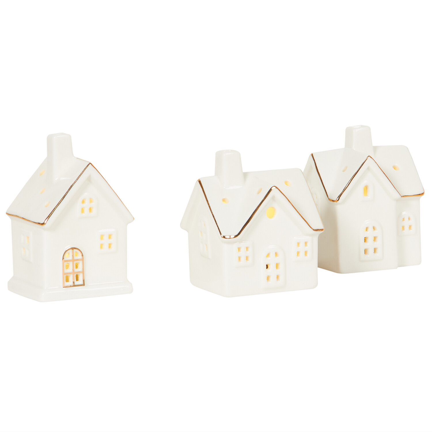 Set of 3 LED Houses Image 4