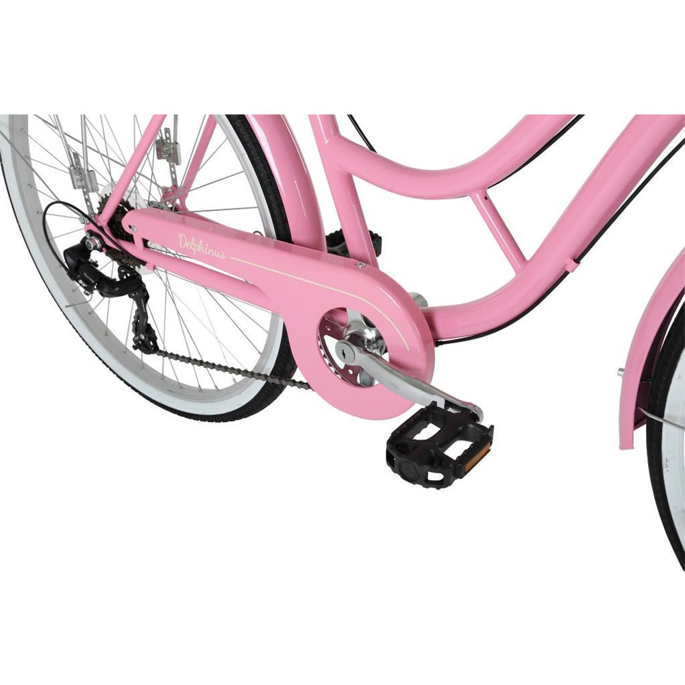 Barracuda Delphinus Womens 7 Speed 19" Pink Vintage Bike Image 4