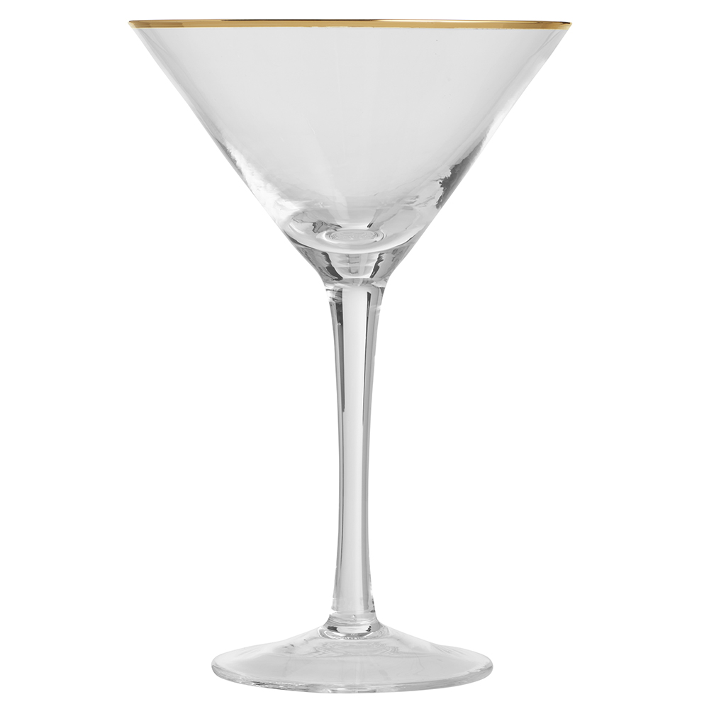 Wilko Gold Rim Cocktail Glass 2 Pack Image 3