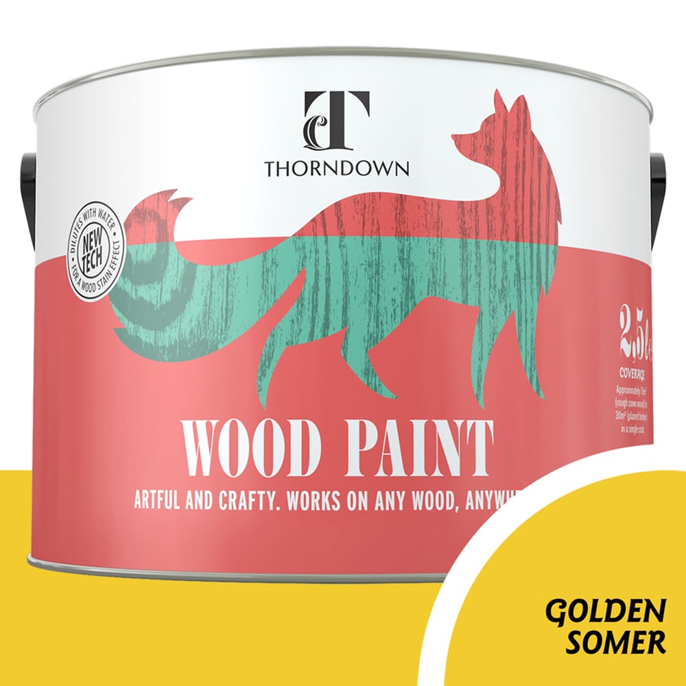Thorndown Golden Somer Satin Wood Paint 2.5L Image 4