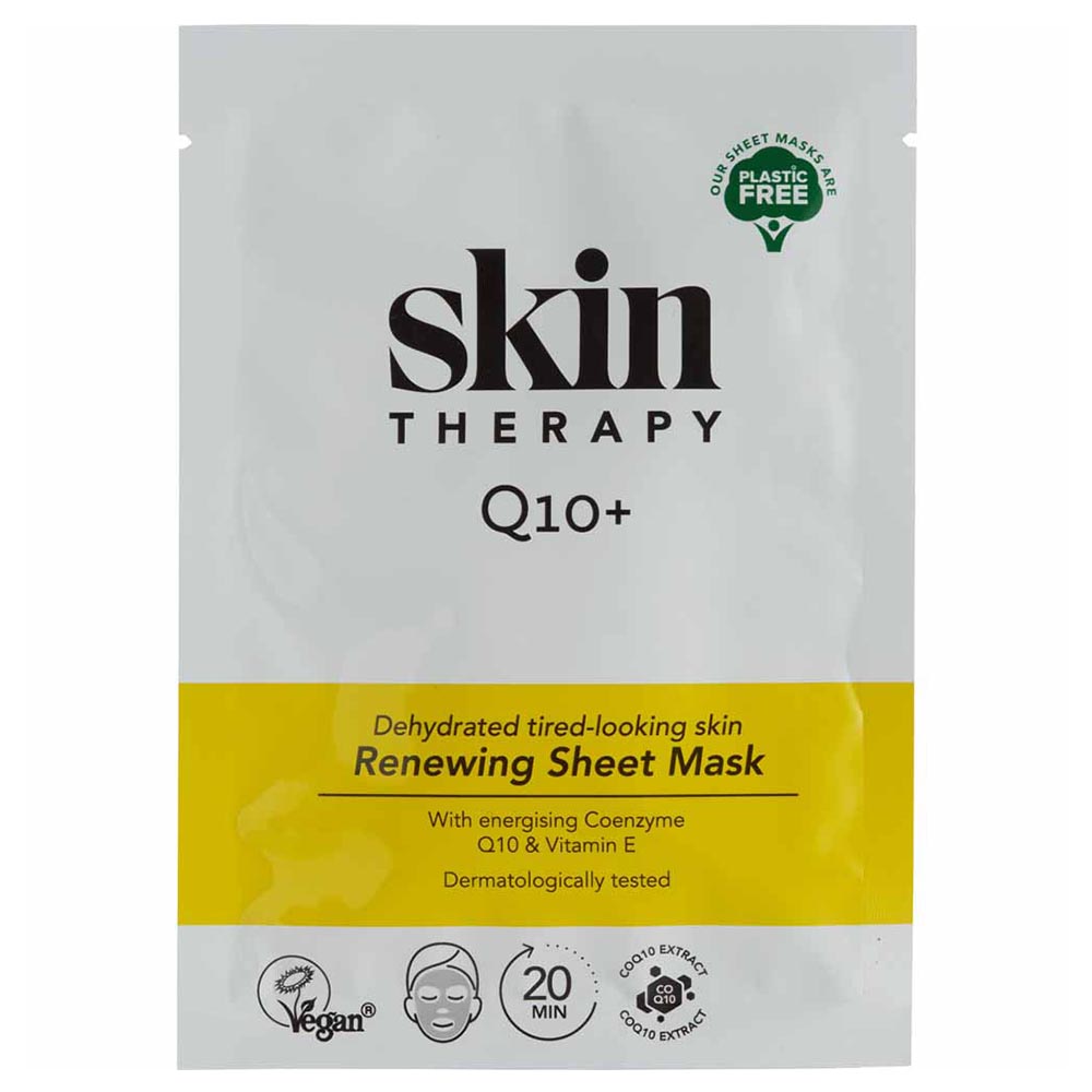 Skin Therapy Q10 Sheet Mask  - wilko