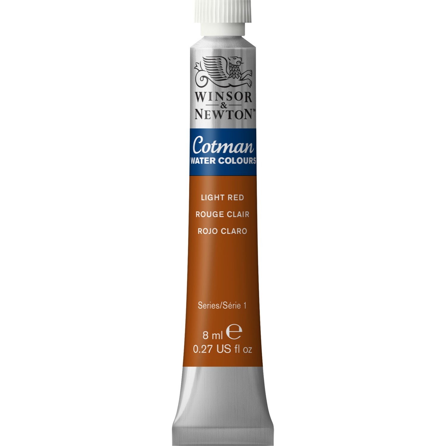 Winsor and Newton Cotman Watercolour Paint - Light Red Image 1