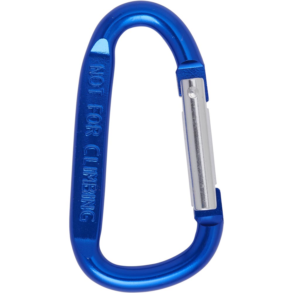 Single Wilko Medium Flat Carabiner Hook in Assorted styles Image 3