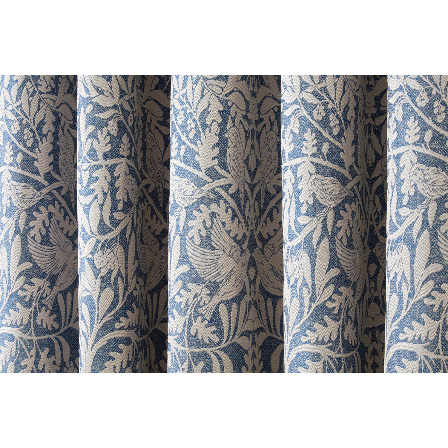 Elmsley Taped Curtain Navy - Navy / 229cm Image 3