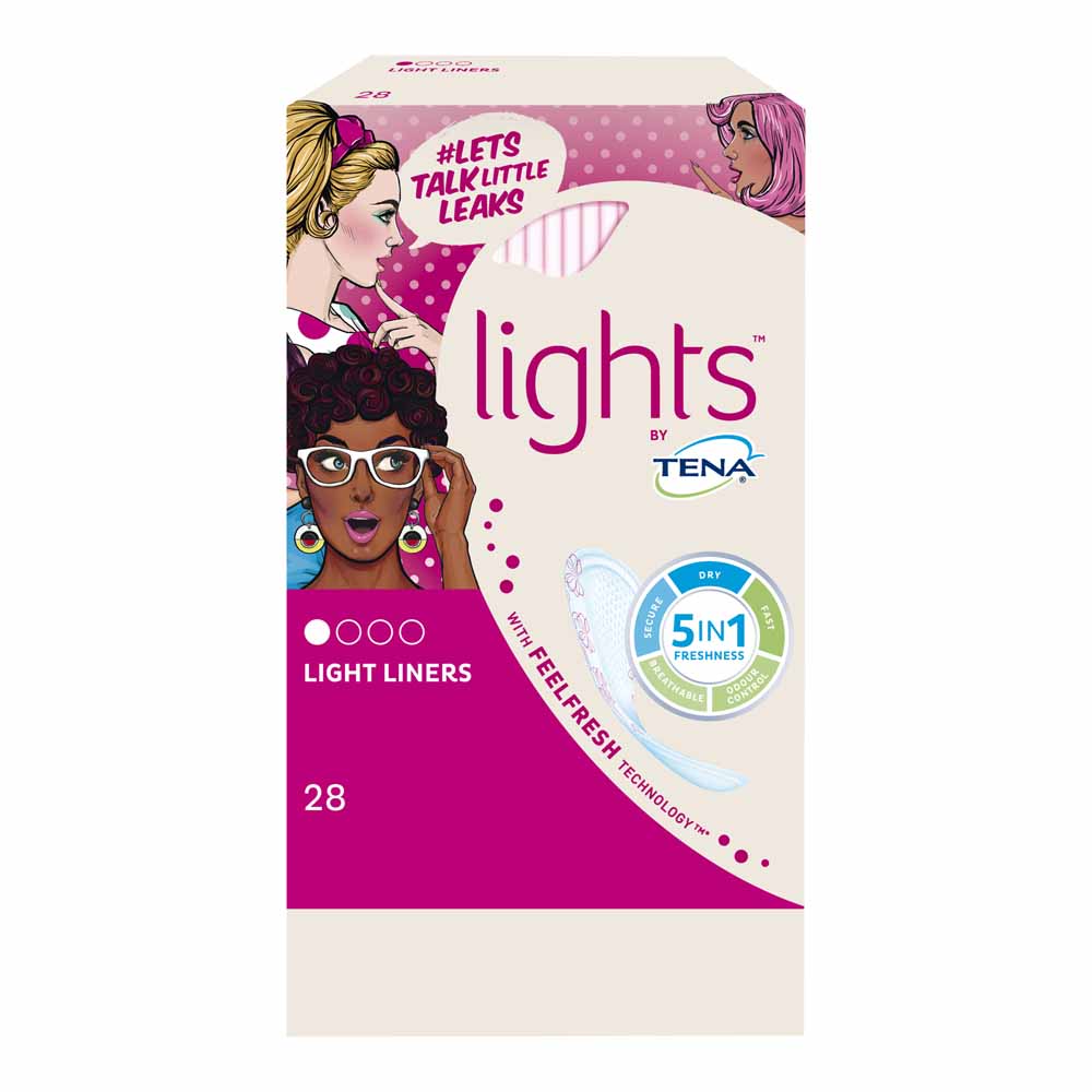Lights by Tena Light Liners 28 pack Image