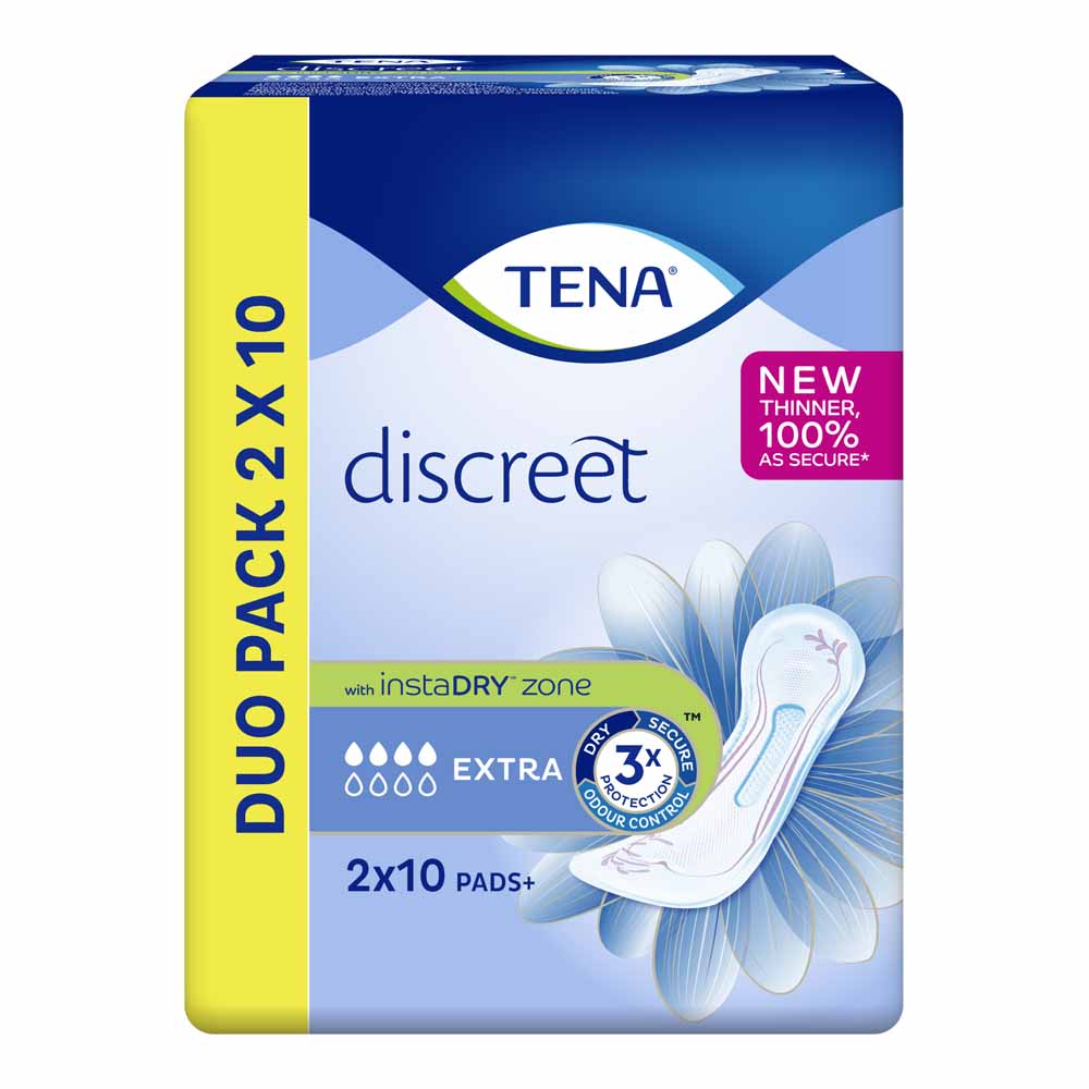 Tena Lady Extra Pads 2 x 10 pack Image 2