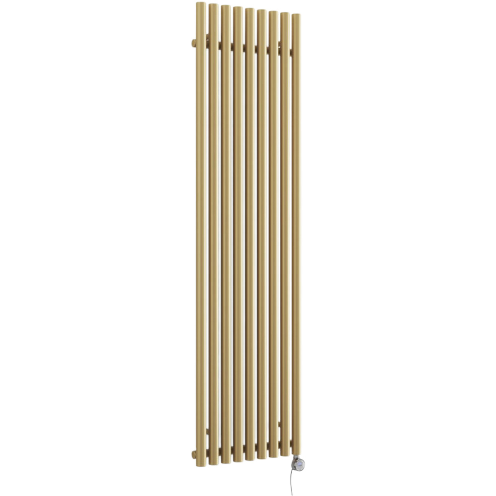 Terma Rolo Room Brass Electric Radiator Bluetooth 1000W 1800 x 480mm Image 1