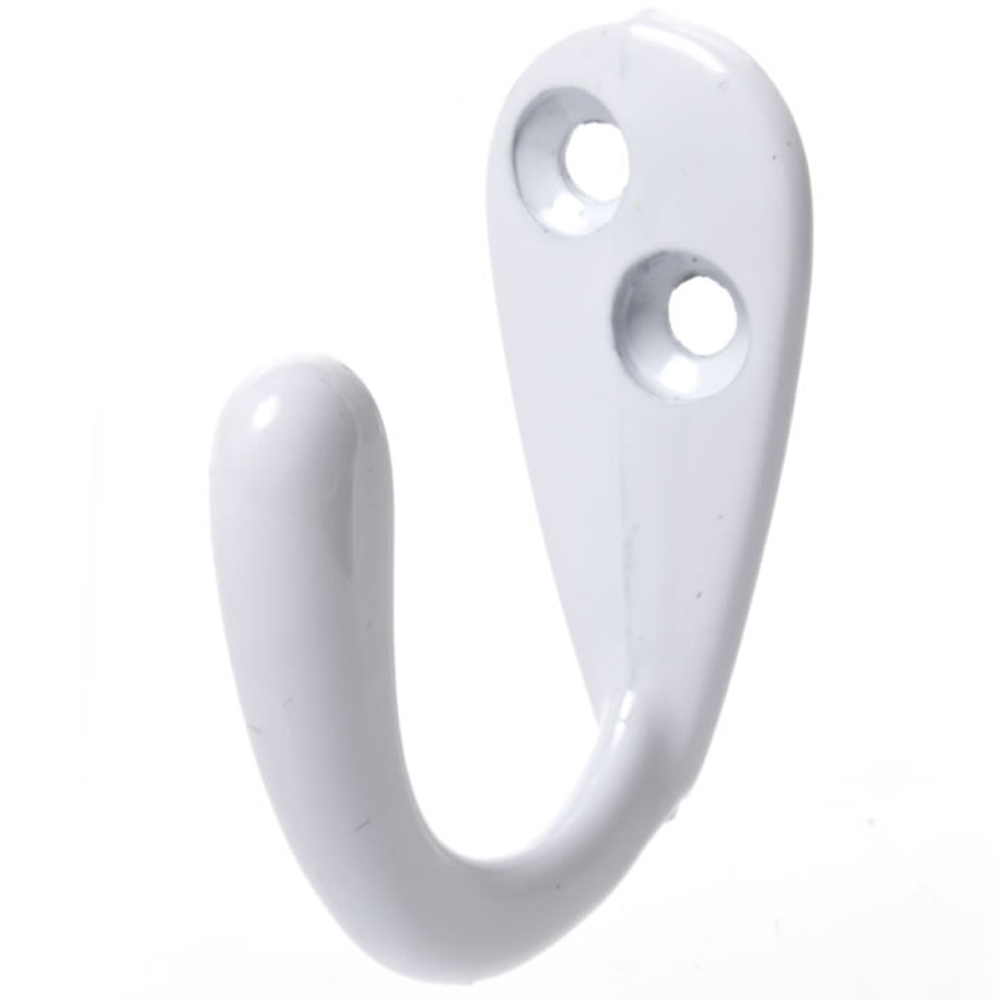 Wilko White Robe Hook Image