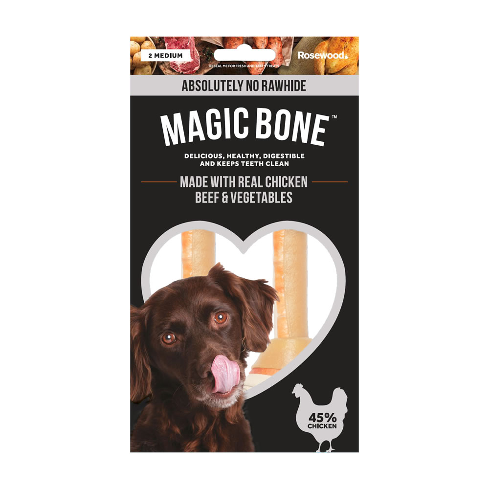 Rosewood 2 pack Magic Bone Chicken Medium Bone Image 1