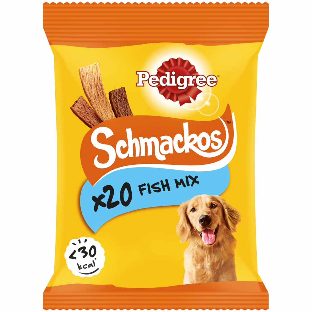 Pedigree Schmackos 20 pack Fish Dog Treats Image 1