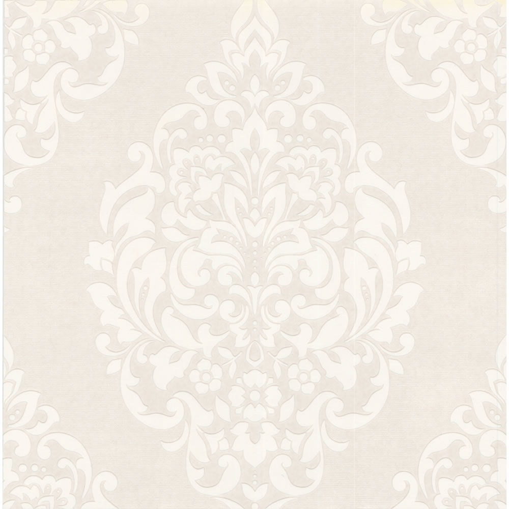 Wilko Bellini Textured Paintable White Wallpaper 1 0-119 Image 1