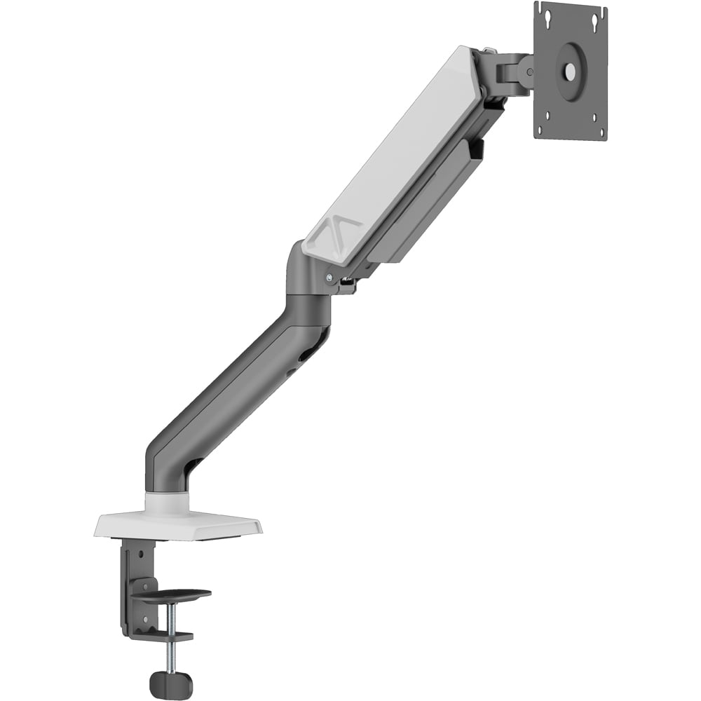 Properav White and Grey Desk Mount 17 to 32 inch Image 1