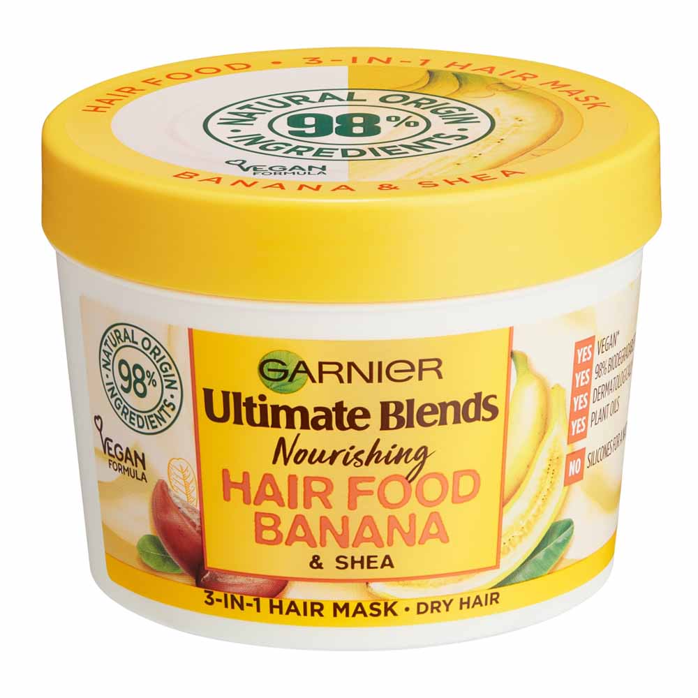 Garnier Ultimate Blends Hair Food Banana 3in1 Mask 390ml Image 1