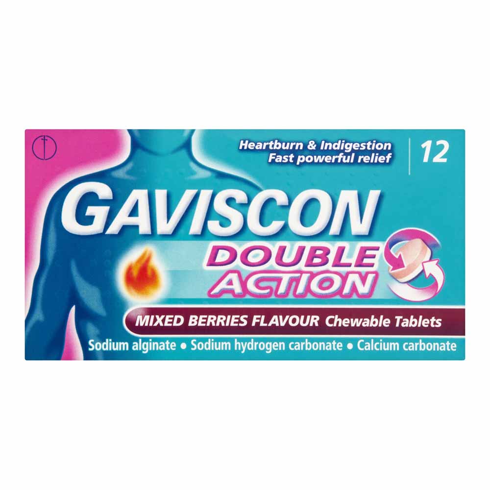Gaviscon Double Action Mixed Berries 12s Image 1