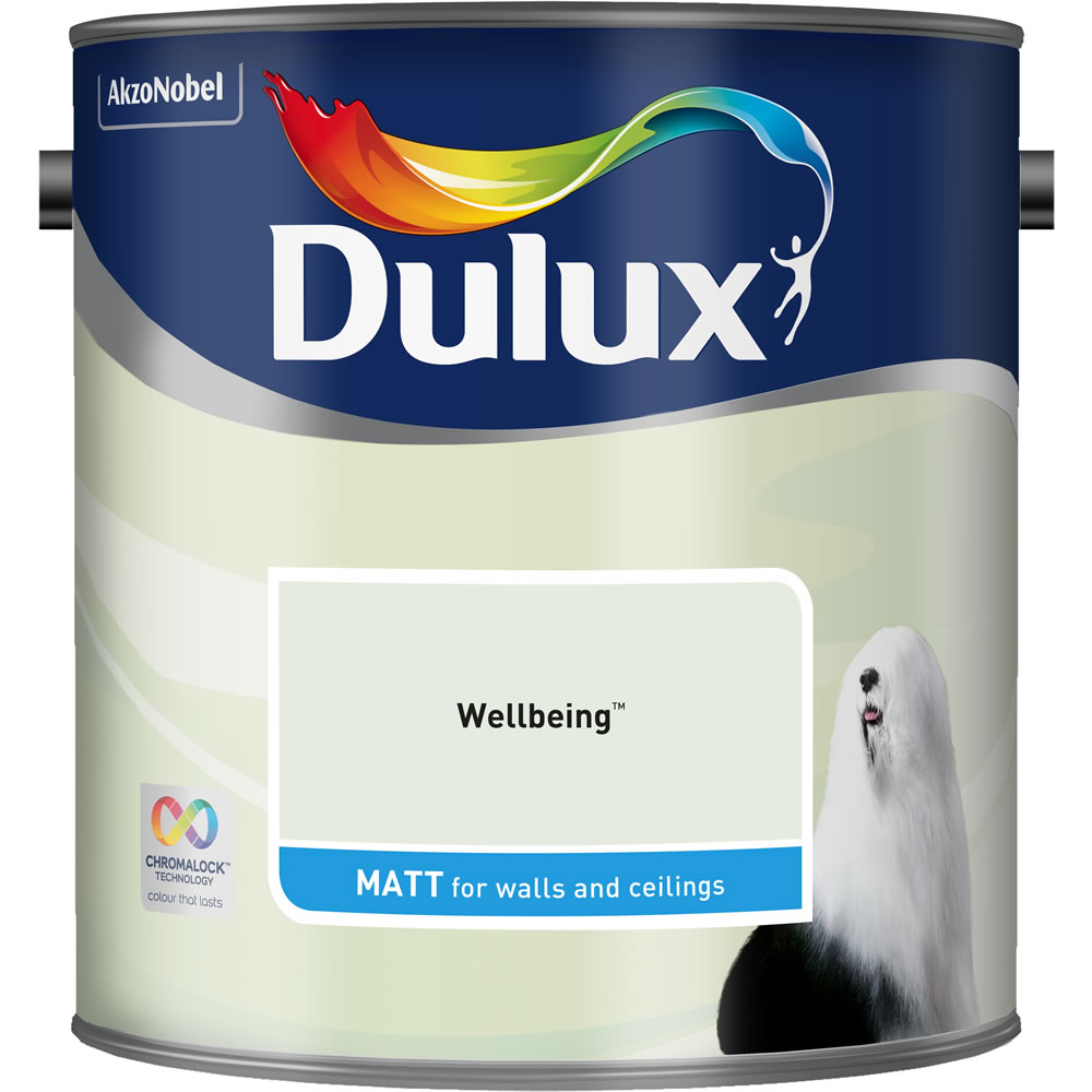 Dulux Matt Emulsion Paint Wellbeing 2.5L Image 1