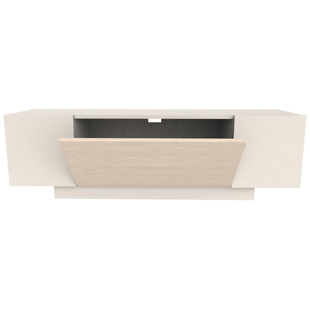 Decortie Victor Single Flip Down Door Sandstone TV Unit Image 4
