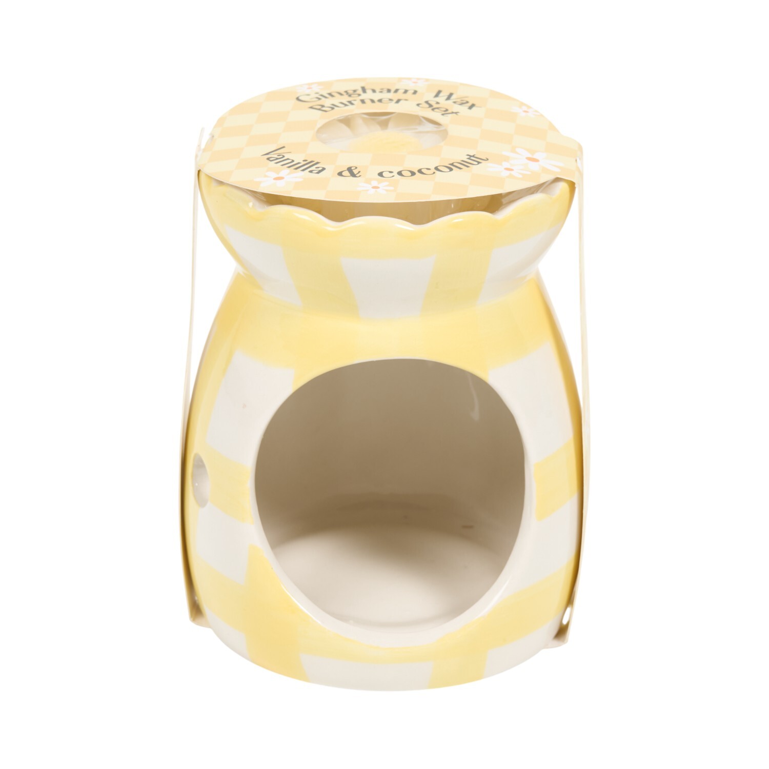 Gingham Wax Burner Set Image 8