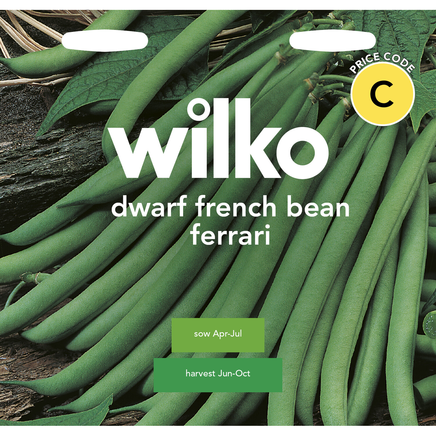 Wilko Dwarf French Bean Ferrari Seeds Image 1