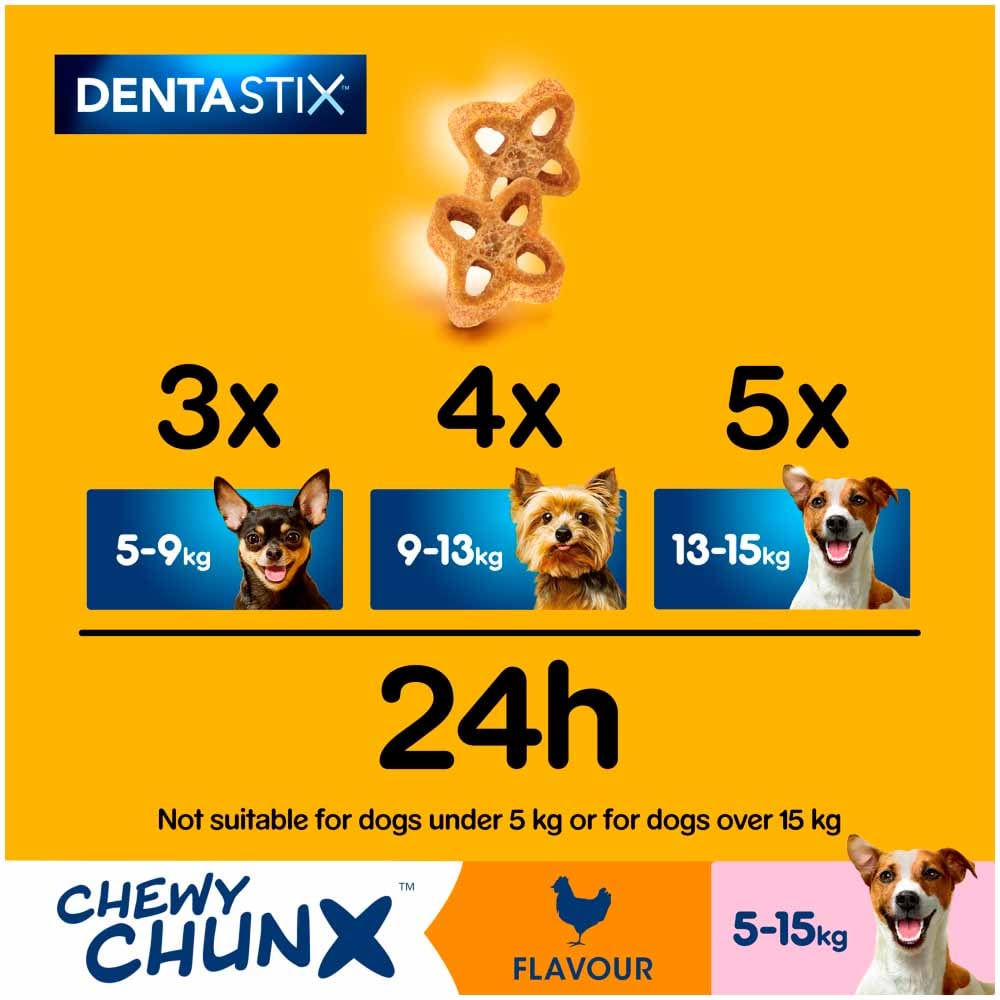 Pedigree Dentastix Chicken Mini Chewy Chunx Case of 5 x 68g Image 8