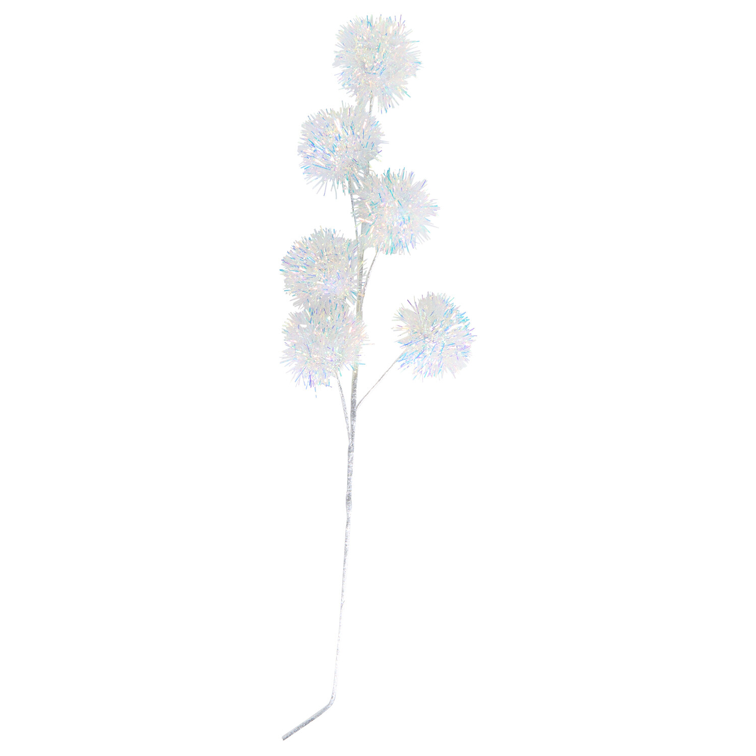 Iridescent Pom Pom SprayWhite and Blue Image 1
