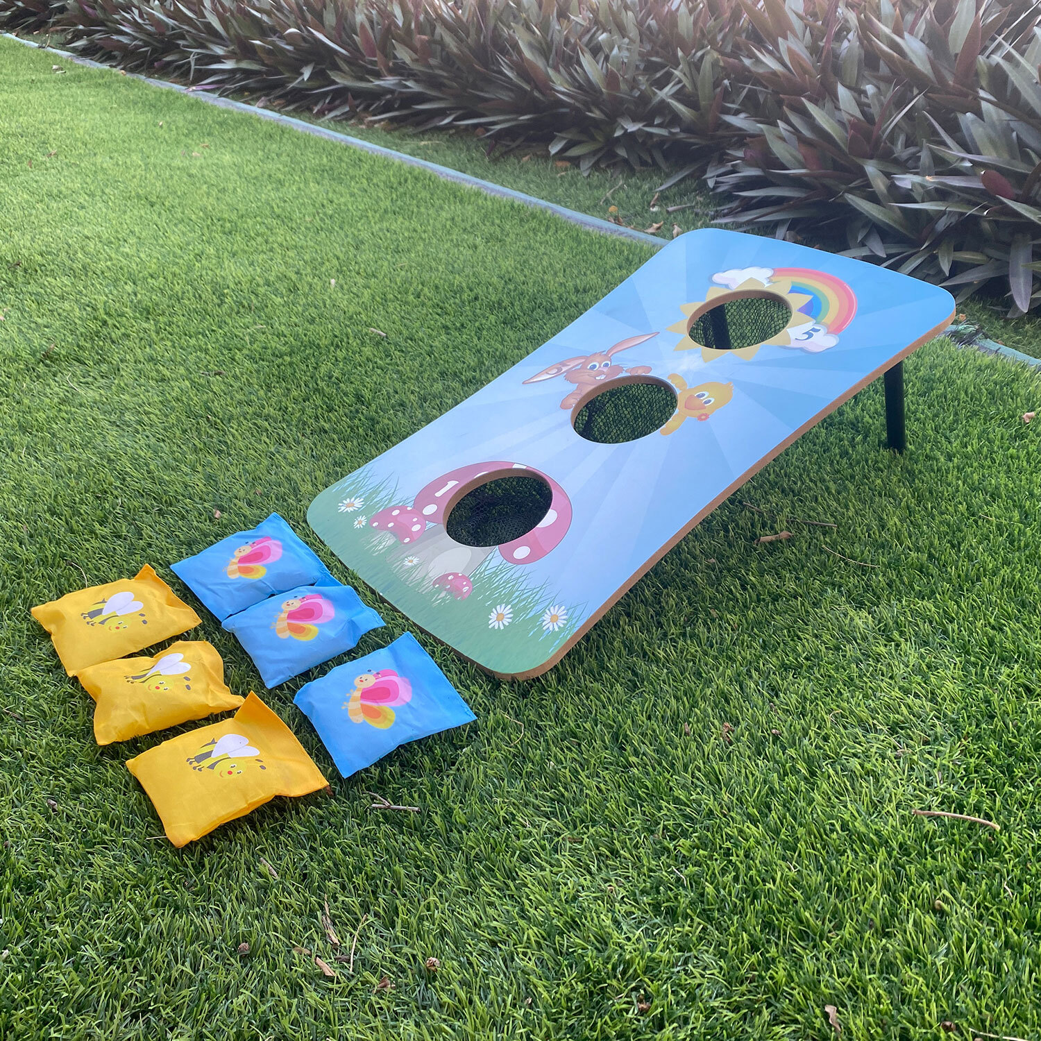 3 Holes Bean Bag Toss Game Image 2