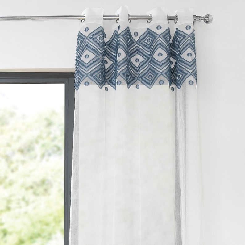Divante Bohemia Tufted Voile - Blue Image 1