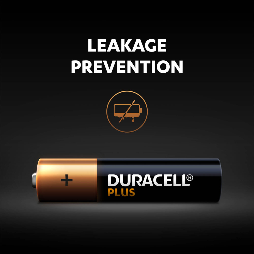 Duracell Plus LR03 AAA 1.5V Alkaline Batteries 8 pack Image 6