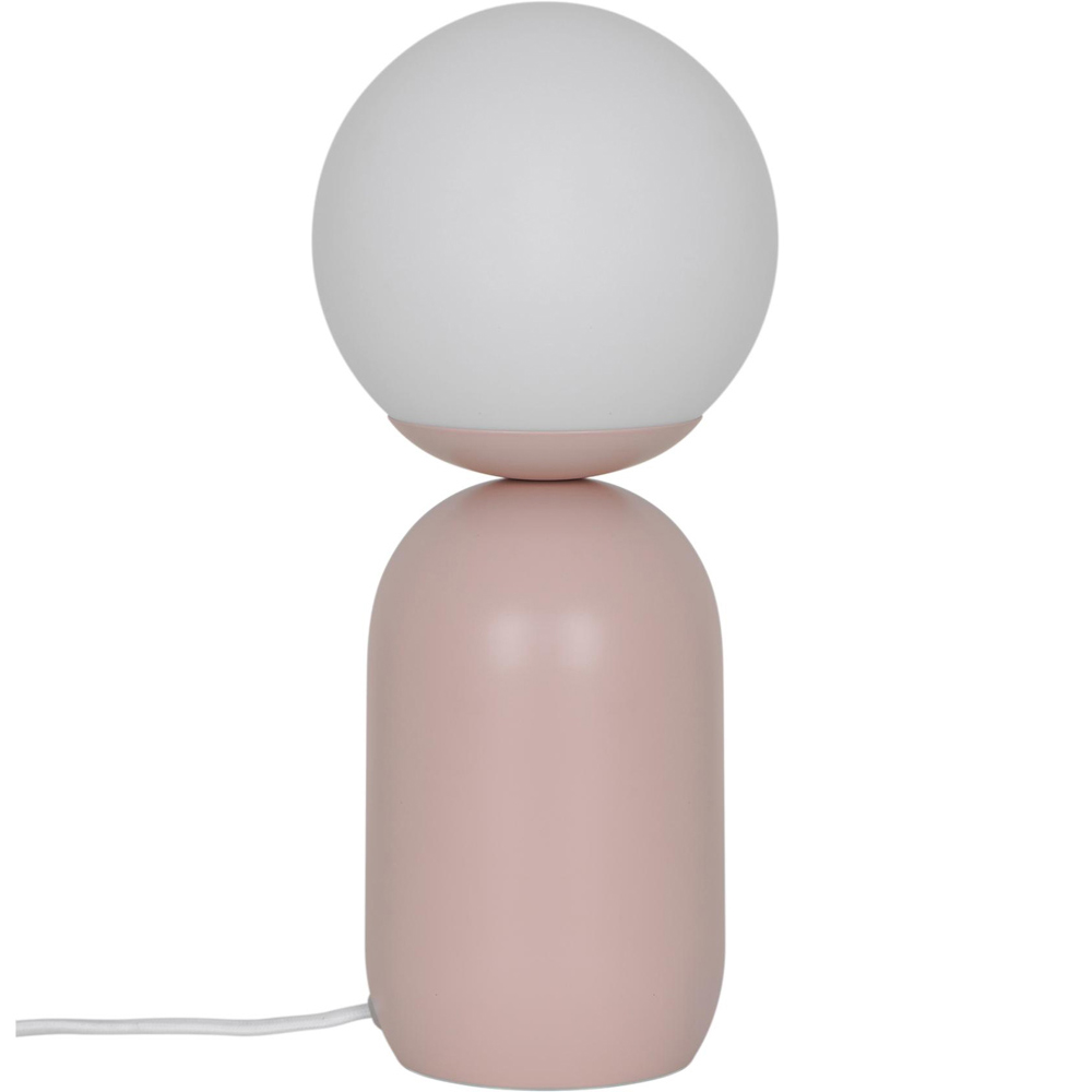 Nordlux Notti Dusty Rose Opal Glass Shade Table Lamp Image 1