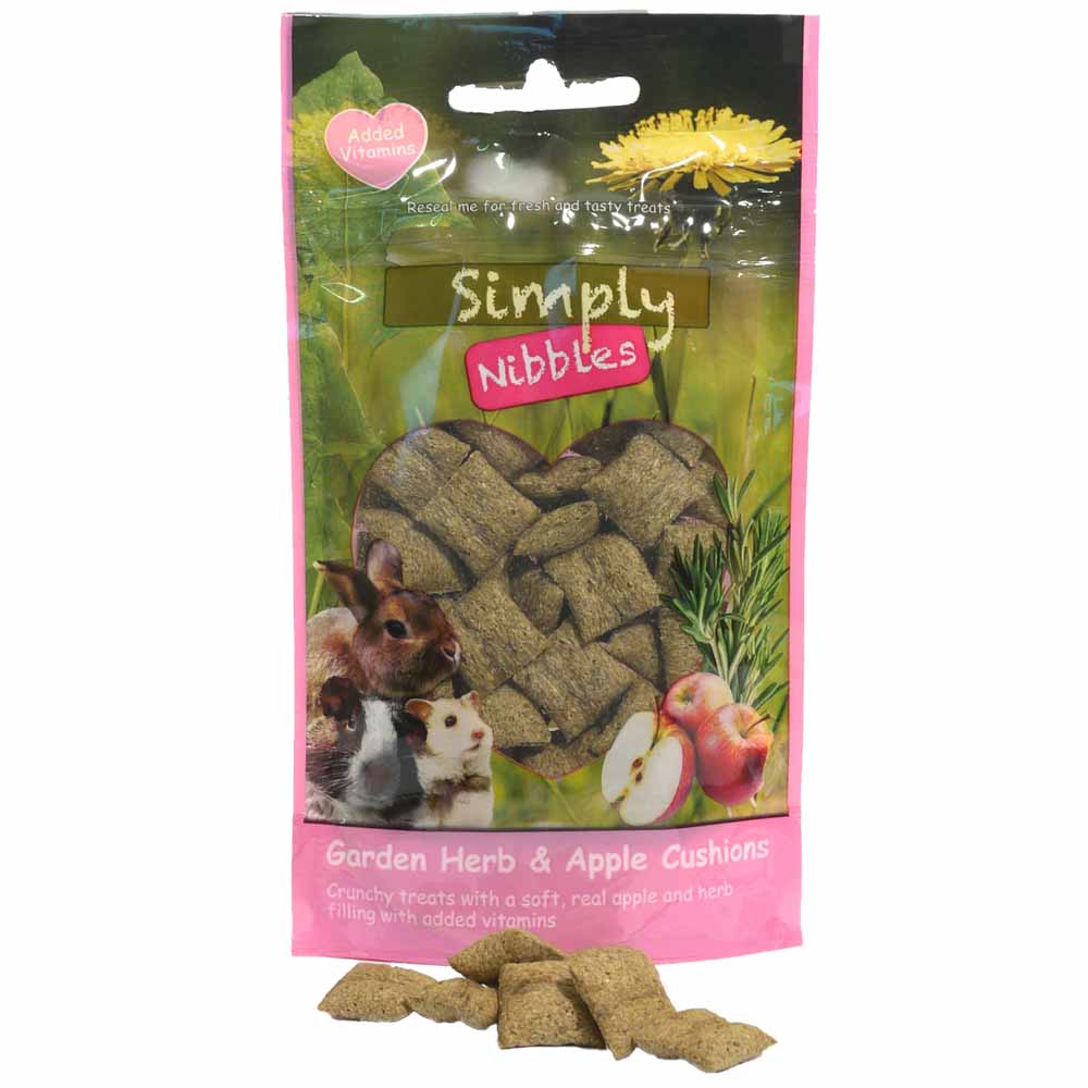 Rosewood Small Animal Apple and Herb Cushion Treats 50g Image