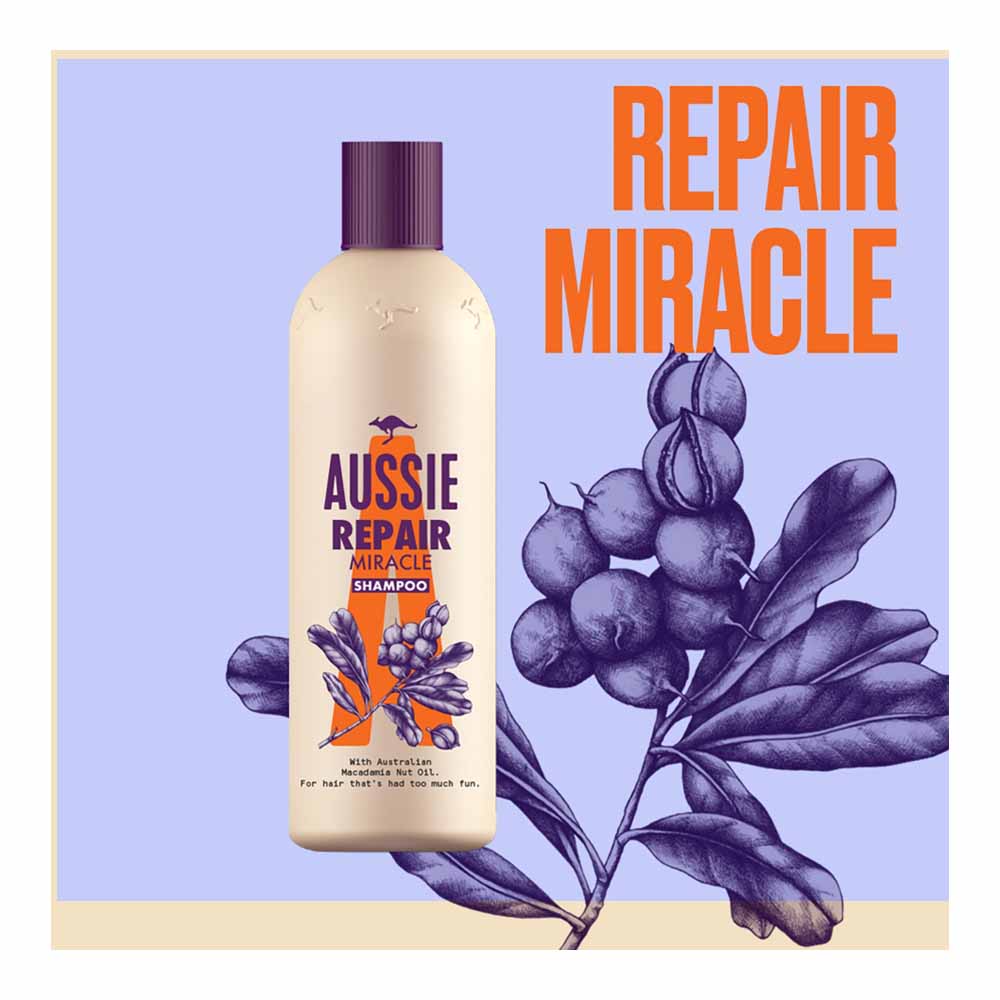 Aussie Repair Miracle Shampoo 300ml Image 2