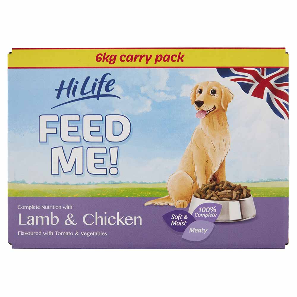 HiLife FEED ME! Lamb Chicken with Tomato and Vegetables Dog Food 6kg Image 1