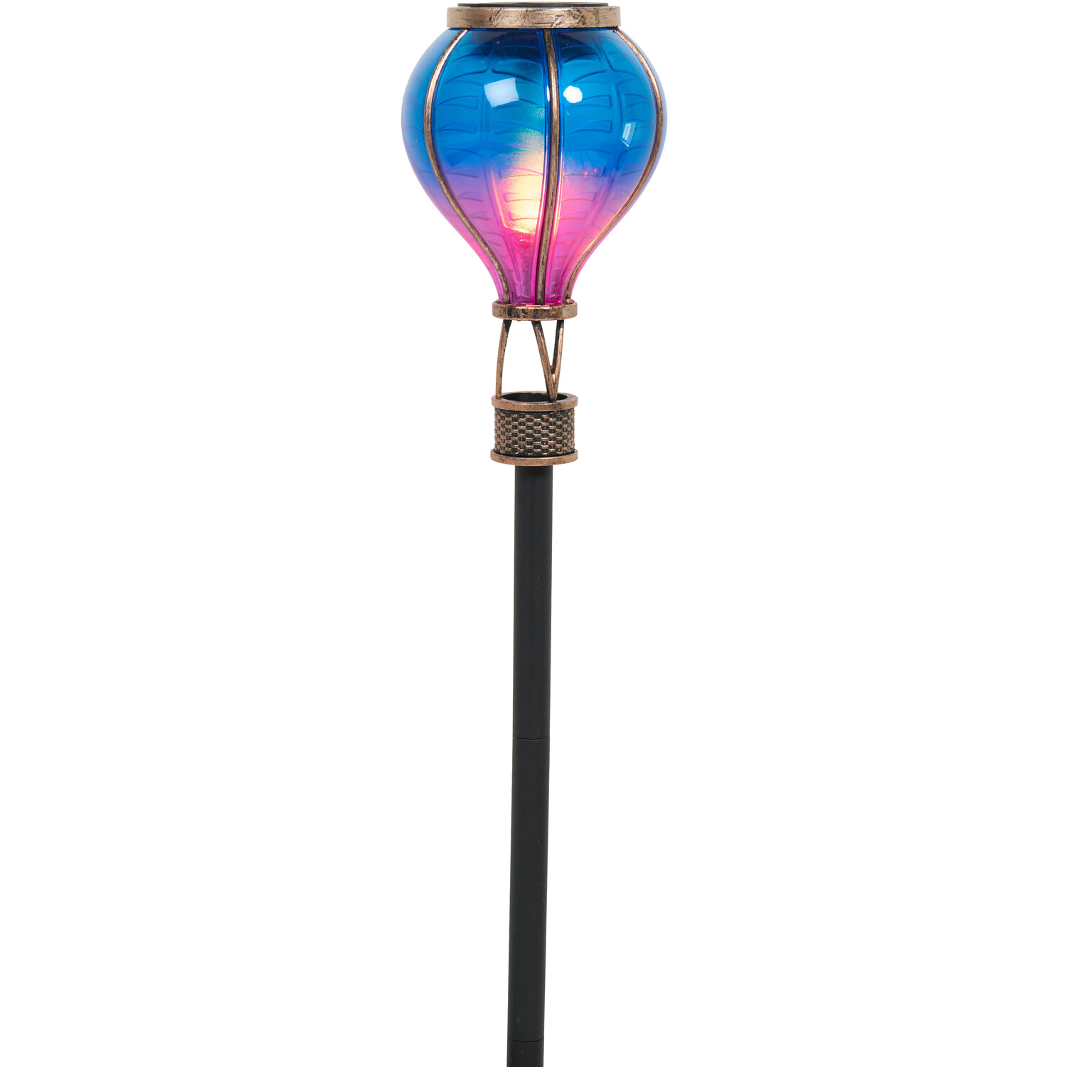 Solar Hot Air Balloon Shaped Stake Light Image 4
