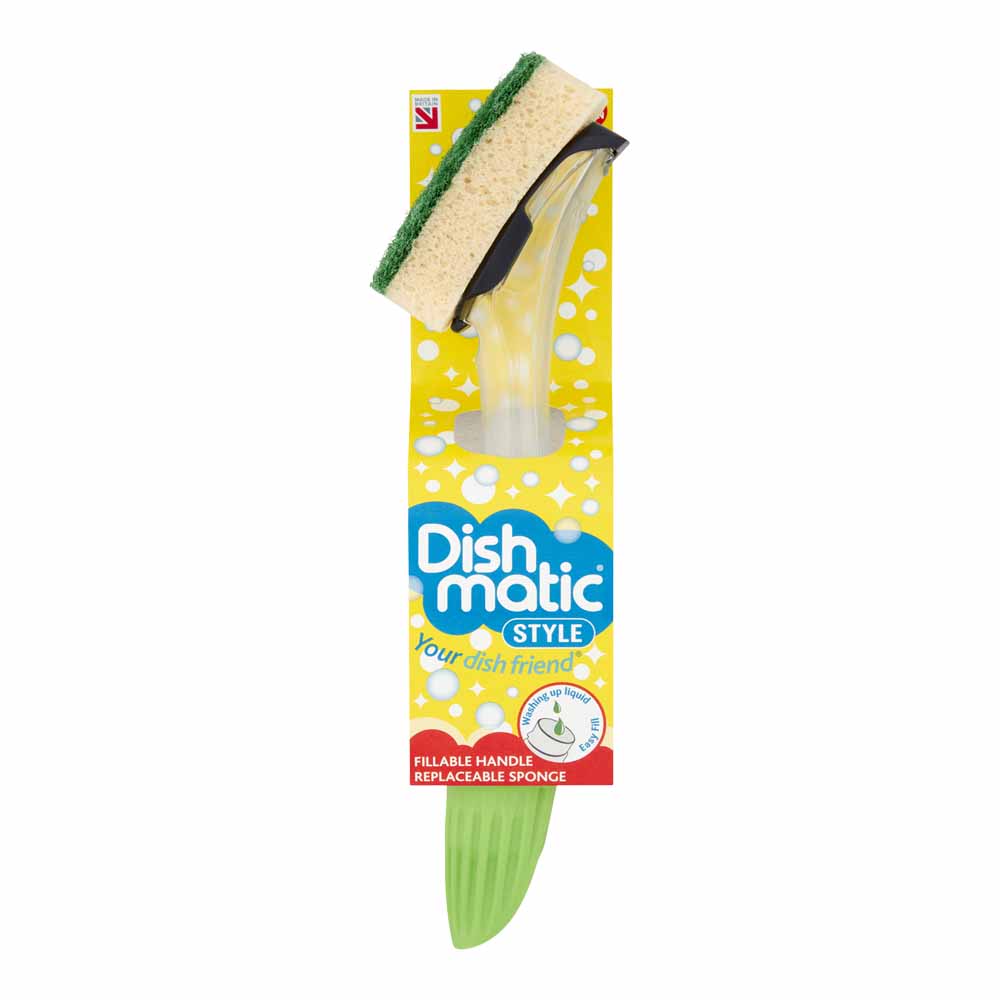 Dish Matic Dishmatic Dish Sponge With Handle  - wilko