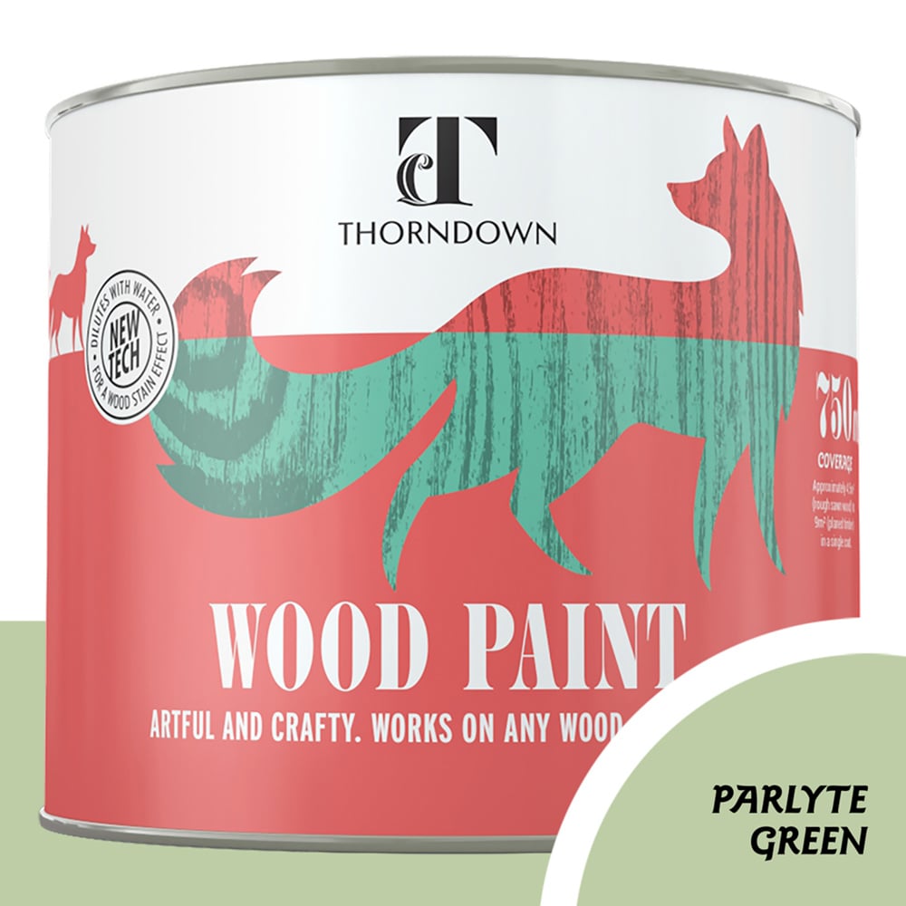 Thorndown Parlyte Green Satin Wood Paint 750ml Image 4